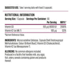 Applied Nutrition Vitamin D3 & K2 | 60 Capsules