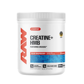 RAW CORE02 Creatine + HMB — Featuring CreaSol (30 Servings)