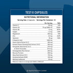 Applied Nutrition Test-X Testosterone Support 120 Capsules (30 Servings)