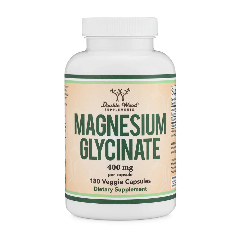 Double Wood Magnesium Glycinate 400mg (180 Capsules)
