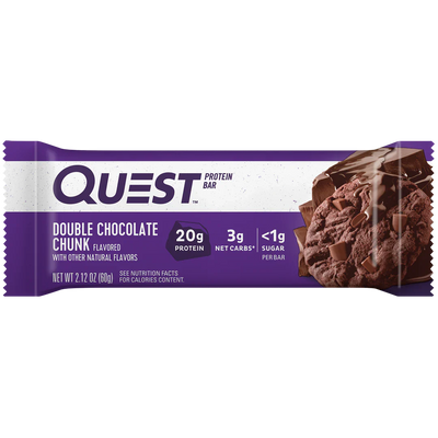 QUEST Double Chocolate Chunk Protein Bar (60g)