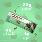 QUEST Mint Chocolate Chunk Protein Bar | 60g