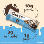 QUEST Dipped Cookies & Cream Protein Bar (50g)
