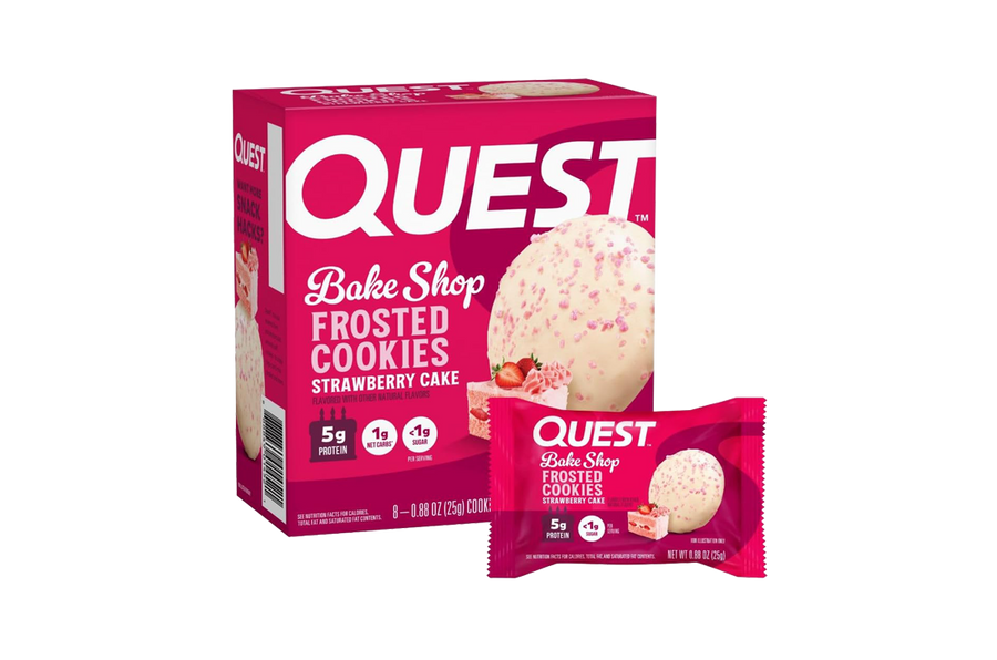 QUEST Frosted Protein Cookies - Strawberry Cake | 25g