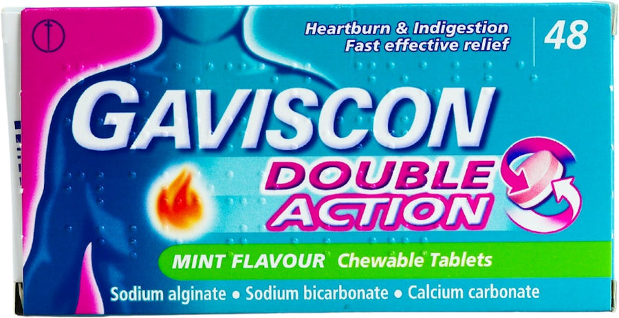 Gaviscon Double Action Chewable Tablets